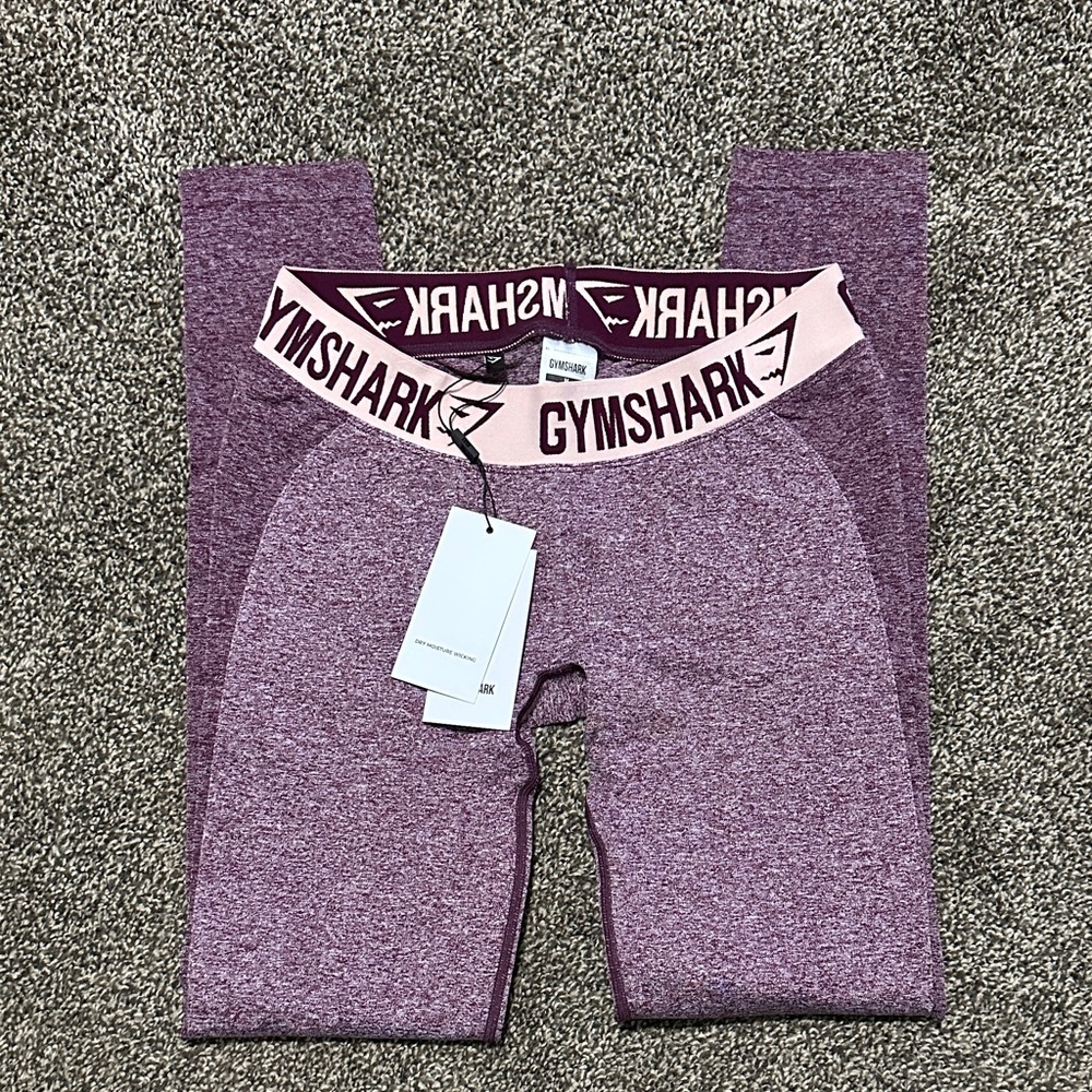 Gymshark Dark Ruby Flex Leggings